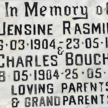 BOUCHER Charles 1904-1993 & Jensine RASMINE 1904-1982