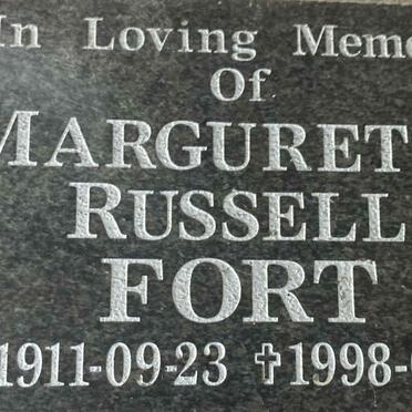 FORT Margurette Rusell 1911-1998