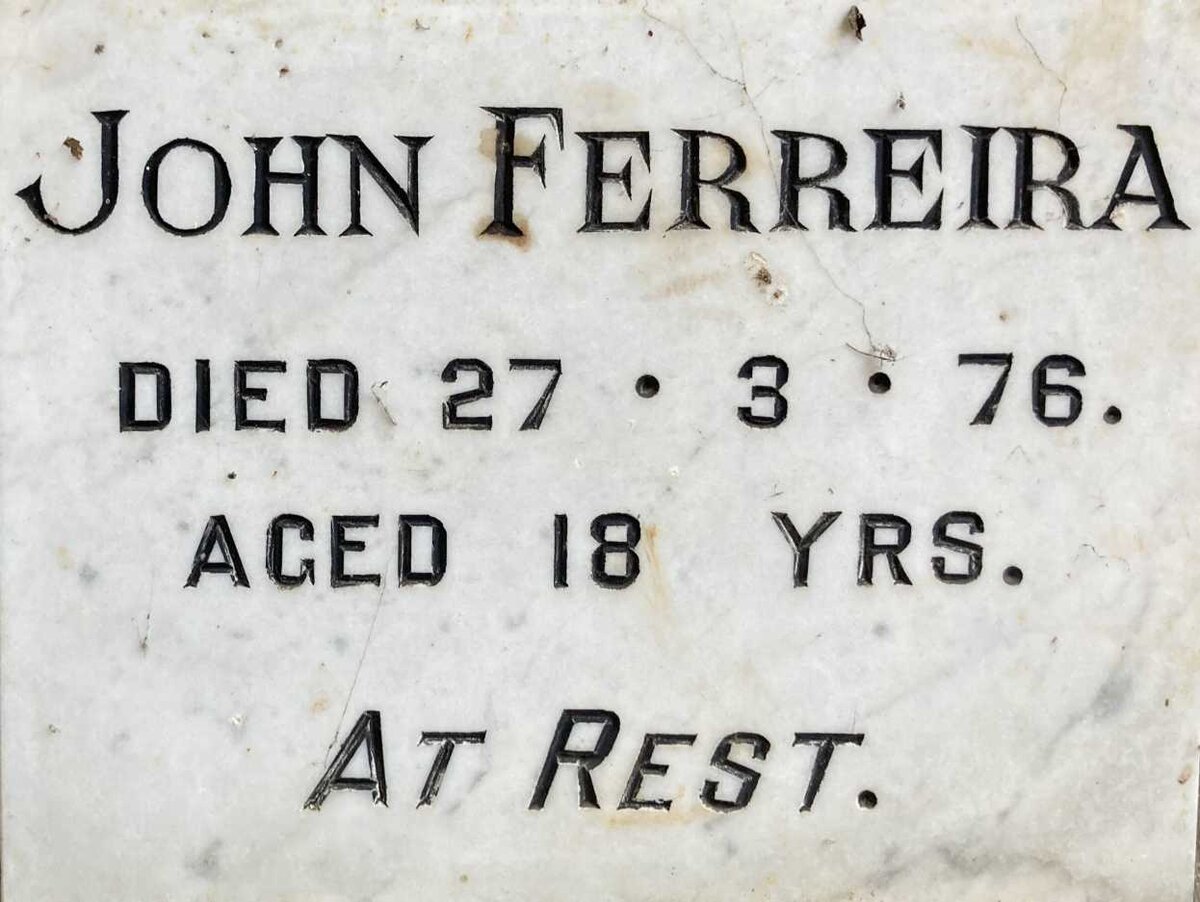 FERREIRA John -1976