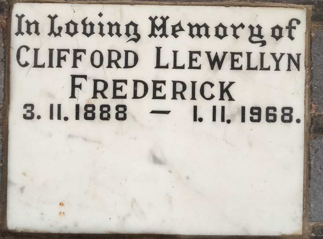 FREDERICK Clifford Llewellyn 1888-1968