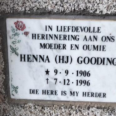 GOODING Henna 1906-1996