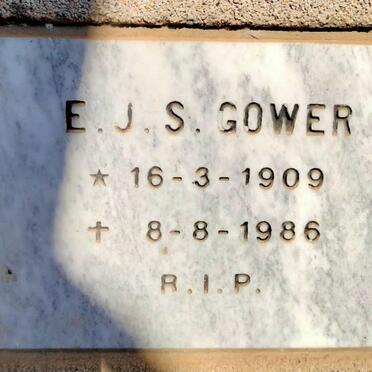 GOWER E.J.S. 1909-1985