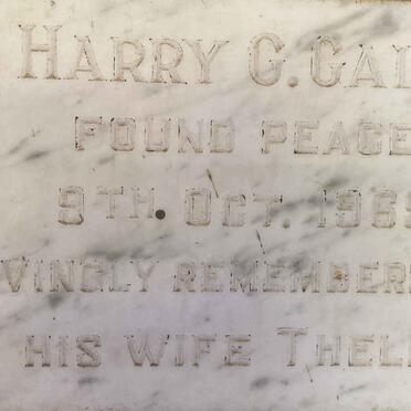 GALE Harry G. -1969