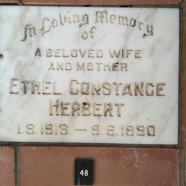 HERBERT Ethel Constance1918-1990