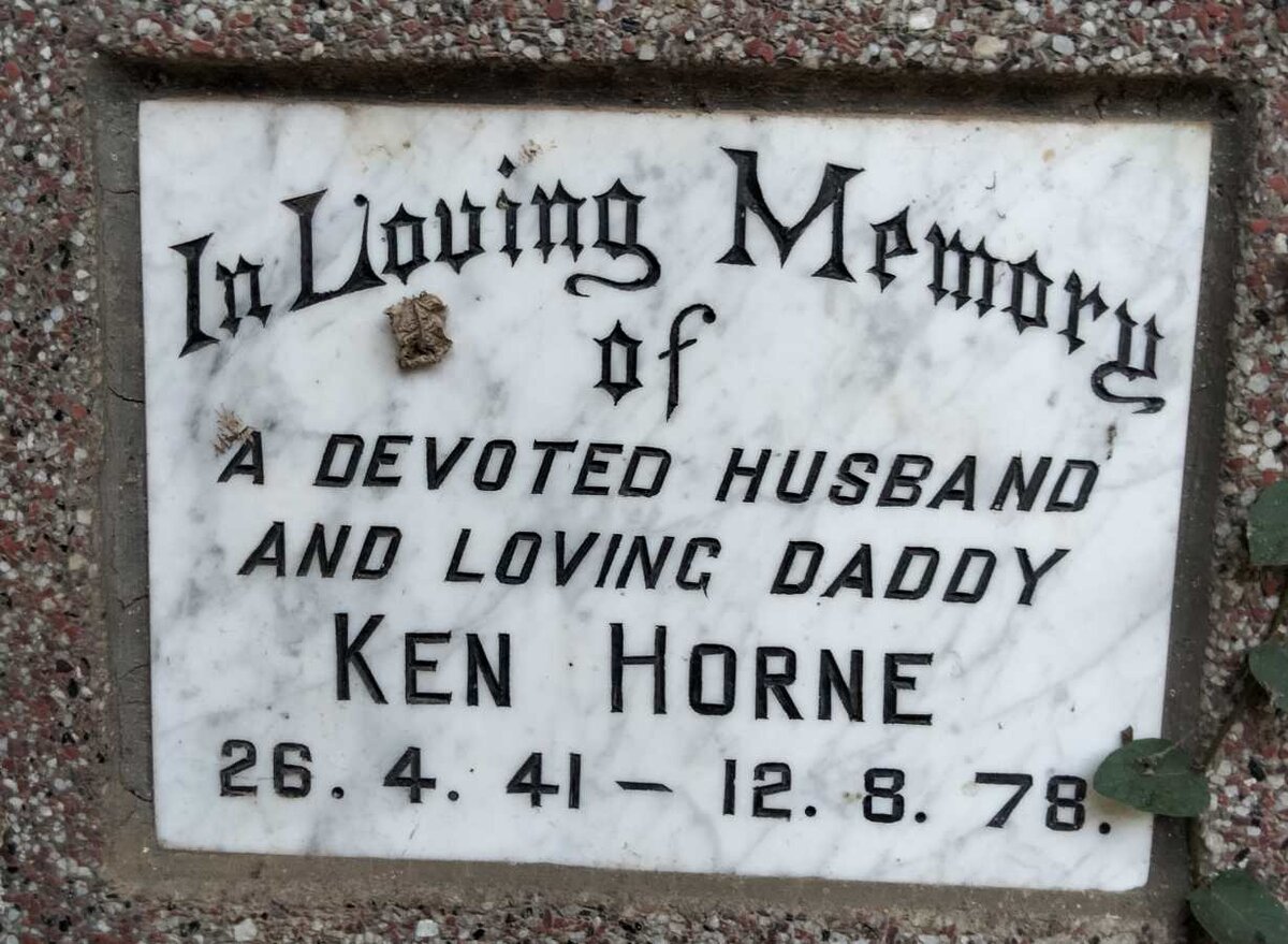 HORNE Ken 1941-1978