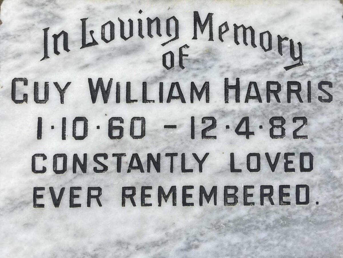 HARRIS Guy William ??60-??82