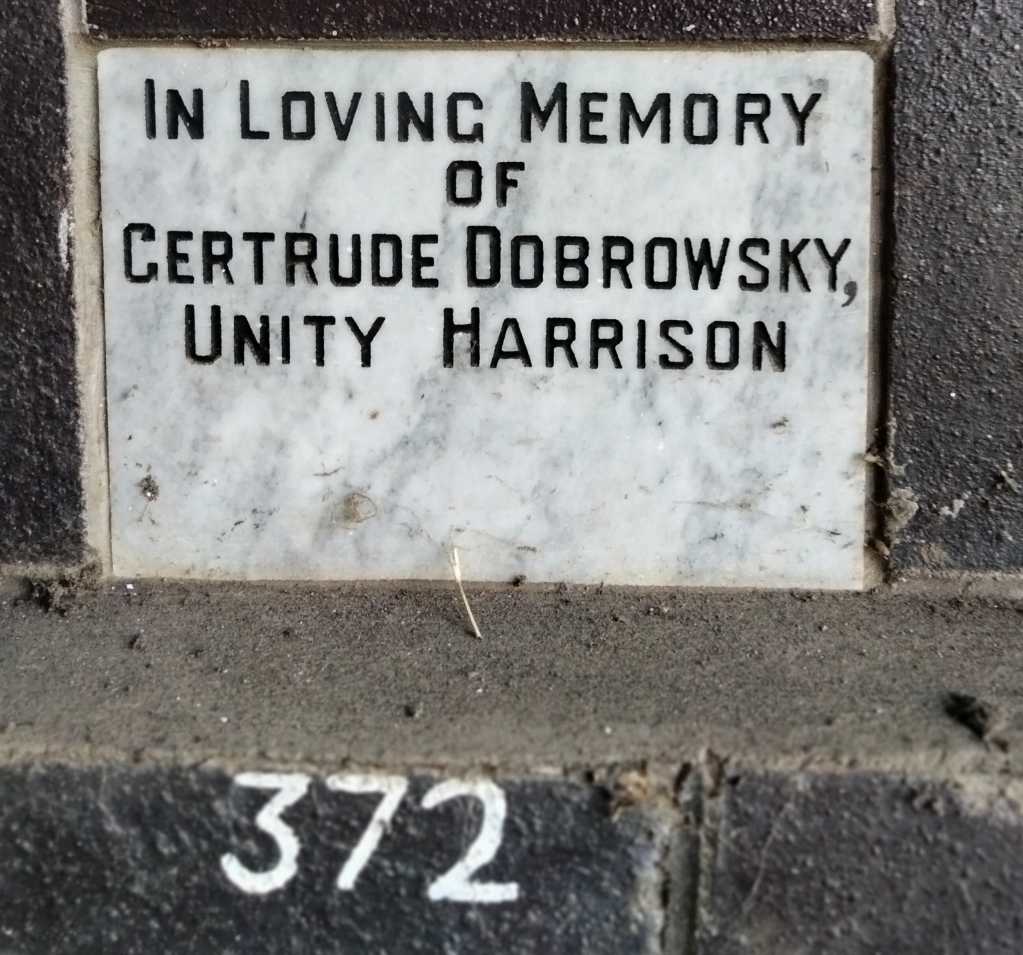 HARRISON Gertrude Dobrowsky Unity