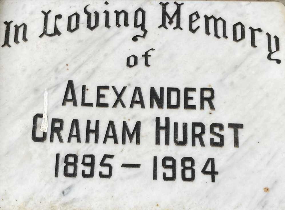 HURST Alexander Graham 1905-1984