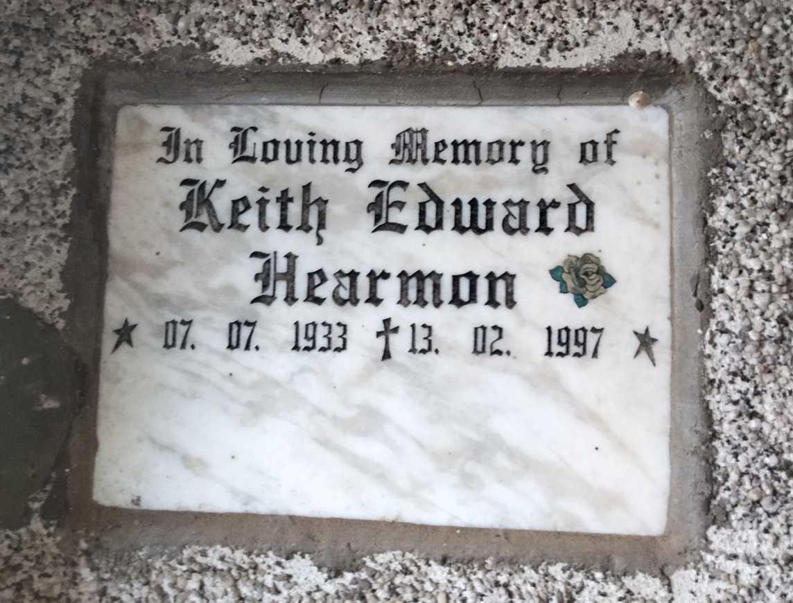 HEARMON Keith Edward 1933-1997