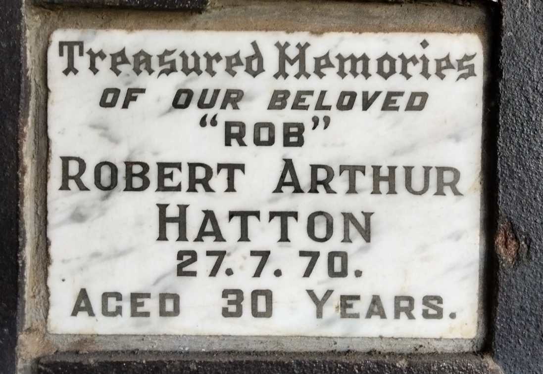 HATTON Robert Arthur -1970