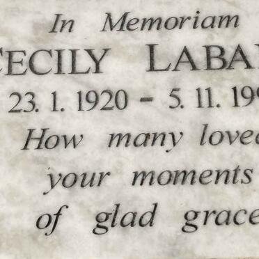LEBAND Cecily 1920-1998