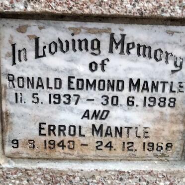 MANTLE Ronald Edmond 1937-1988 :: Errol 1940-1988