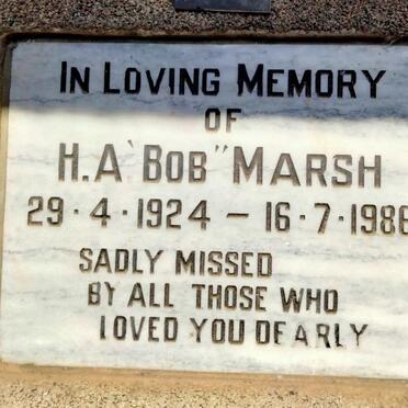 MARSH H.A. Bob 1924-1986