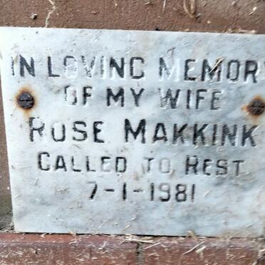 MAKKINK Rose 1981