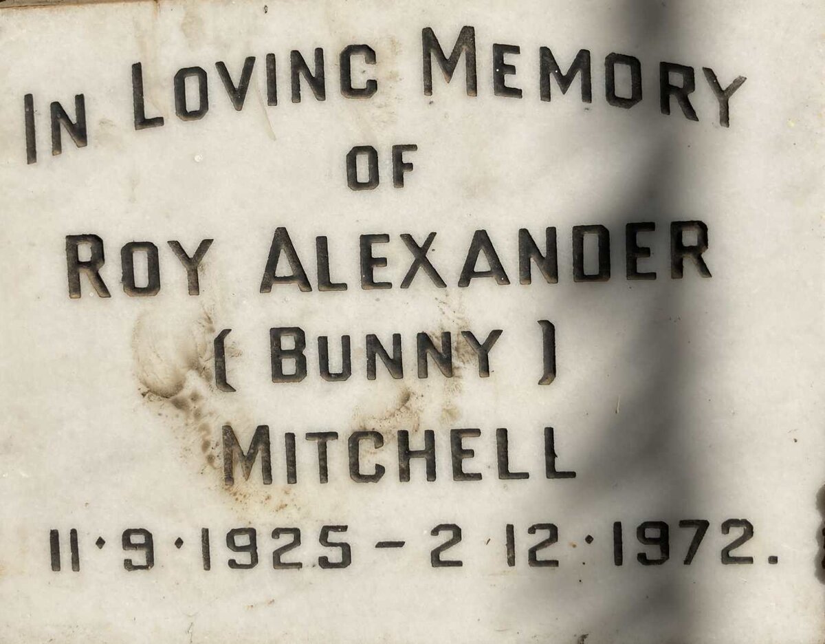 MTCHELL Roy Alexander 1925-1972
