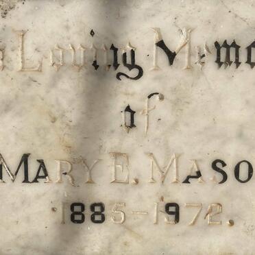 MASON Mary 1885-1972