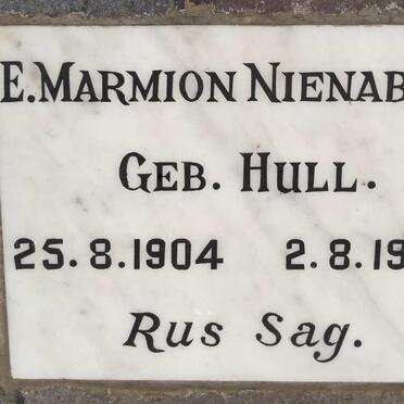 NIENABER E. Marmion, nee HULL 1904-1970
