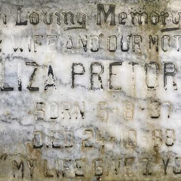 PRETORIUS Eliza 1937-1988