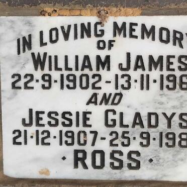ROSS William James 1902-1968 & Jessie Gladysn1907-1982