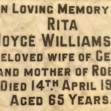 WILLIAMSON Joyce -1971