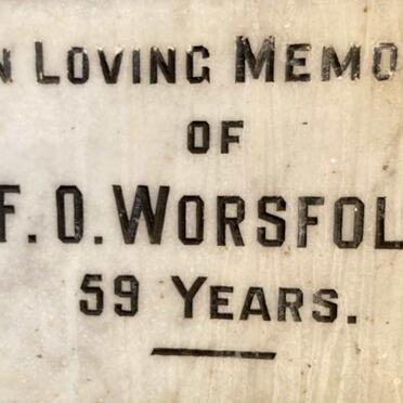 WORSFOLD F.O.