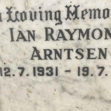 ARNTSEN Ian Raymond 1931-1961