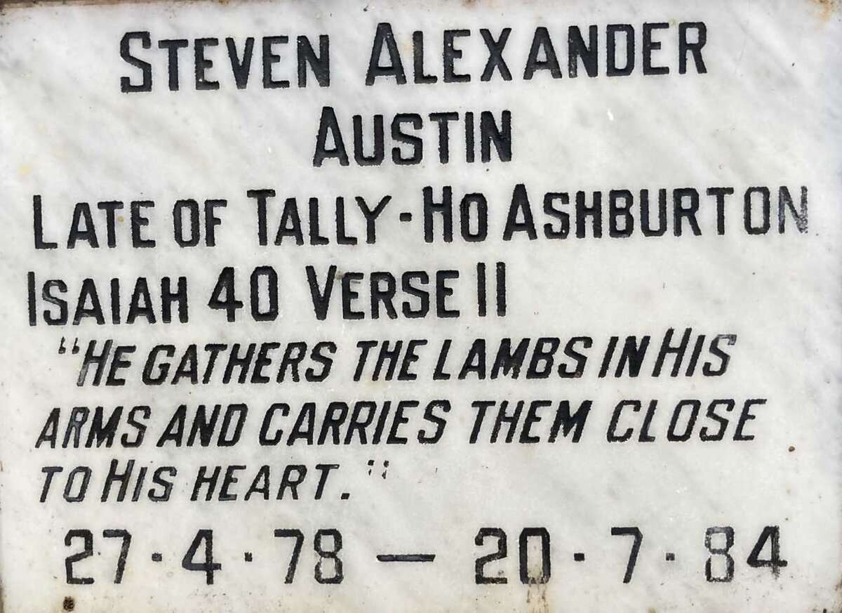 AUSTIN Steven Alexander 1978-1984