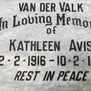 AVIS Kathleen 1916-1985