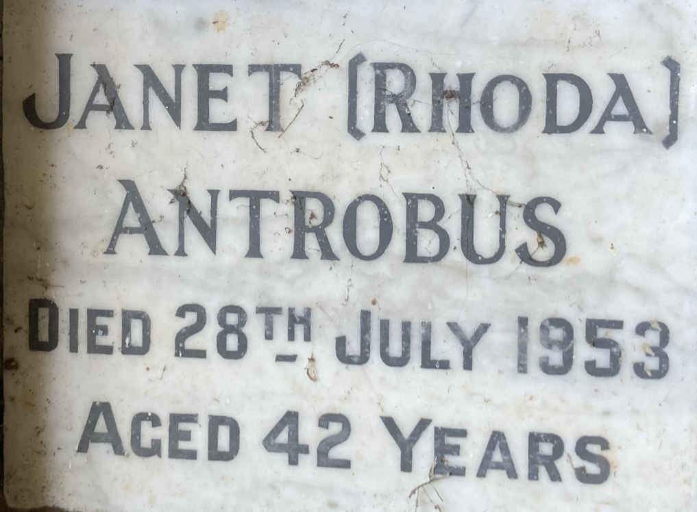 ANTROBUS Janet -1953