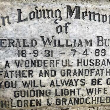 BURNS Gerald William 1931-1989