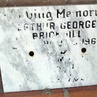 BRICKHILL Arthur George 1881-1963 & Ellen Maude -1974