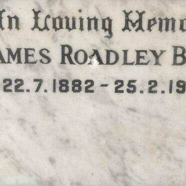 BUNN James Roadley 1882-1962