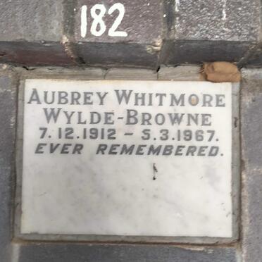 BROWNE Aubrey Whitmore, WYLDE 1912-1967