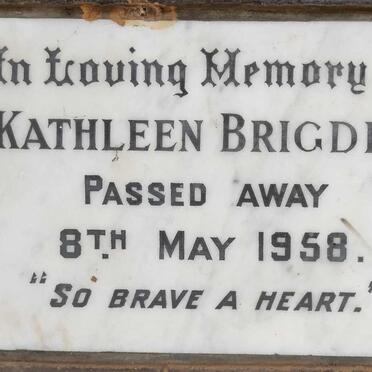 BRIGDEN Kathleen -1958