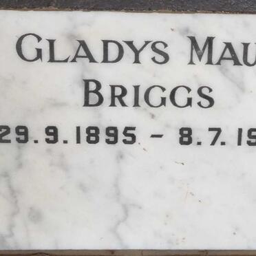 BRIGGS Gladys Maud 1895-1958
