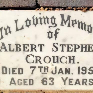 CROUCH Albert Stephen -1956