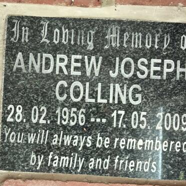 COLLING Andrew Joseph 1956-2009