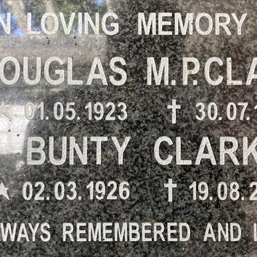 CLARK Douglas M.P. 1923-1985 & Bunty 1926-2002