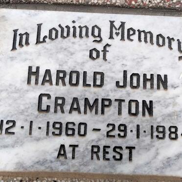 CRAMPTON Harold John 1960-1984