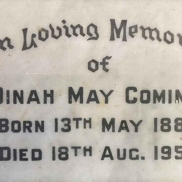 COMINS Dinah May 1887-1958