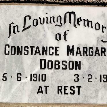 DOBSON Constance Margaret 1910-1987