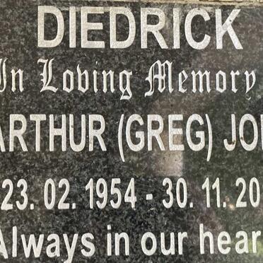 DIEDRICK Arthur John  1954-2017