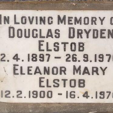 ELSTOB Douglas Dryden 1897-1970 & Eleanor Mary 1900-1976