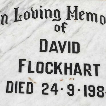 FLOCKHART David -1984