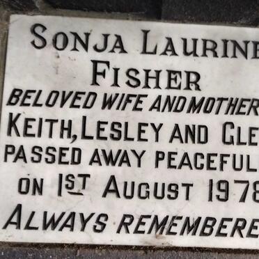 FISHER Sonja Laurine -1978