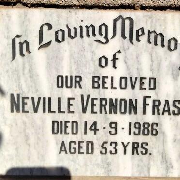 FRASER Neville Vernon -1986