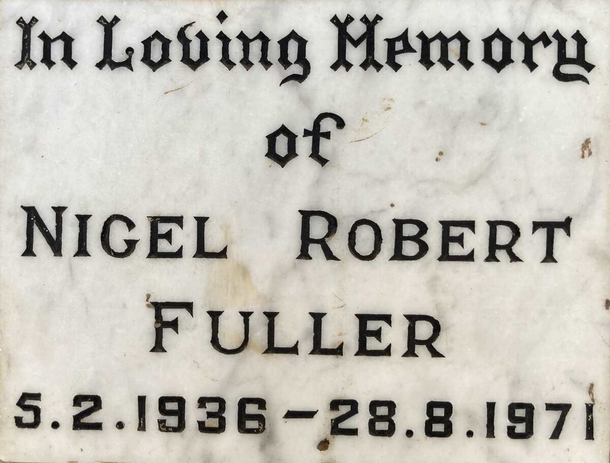 FULLER Nigel Robert 1936-1971
