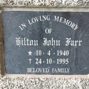 FARR Hilton John 1940-1995