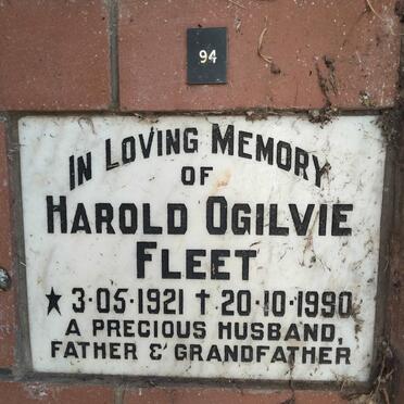 FLEET Harold Ogilvie 1921-1990