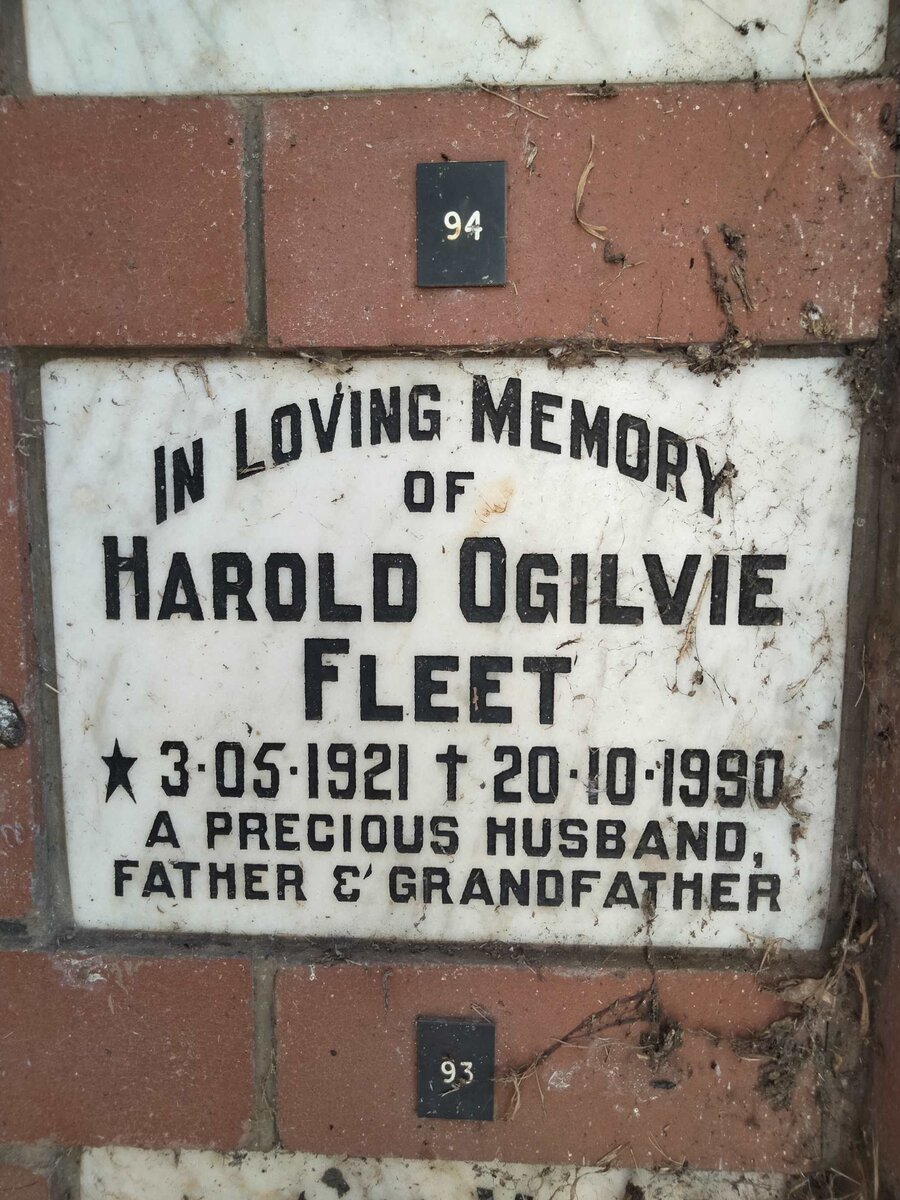 FLEET Harold Ogilvie 1921-1990